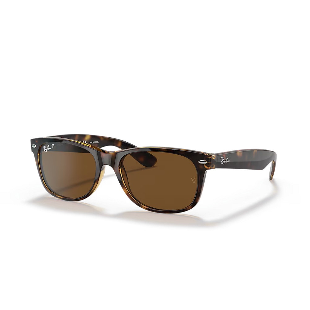 Picture of Ray-Ban New Wayfarer Tortoise Frames - Brown Polarized