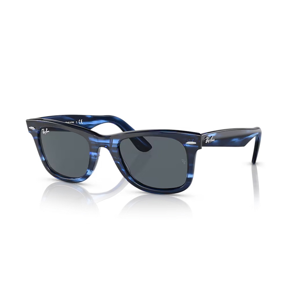 Picture of Ray-Ban Original Wayfarer Bio Blue Stripe Frame - Blue Lens