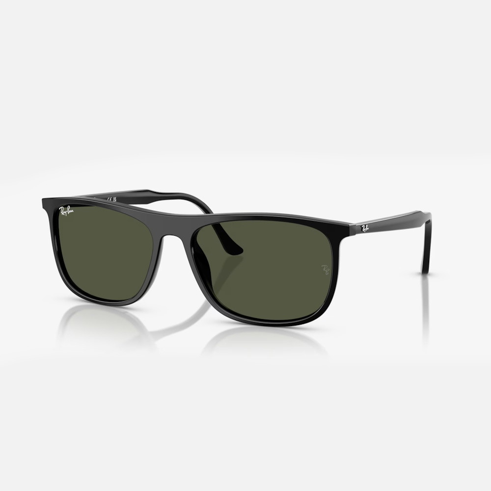 Picture of Ray-Ban Polished Black Frame - Green Lens