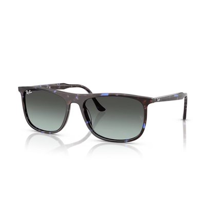 Picture of Ray-Ban Polished Havana Blue Turtle Frame - Blue Gradient Lens
