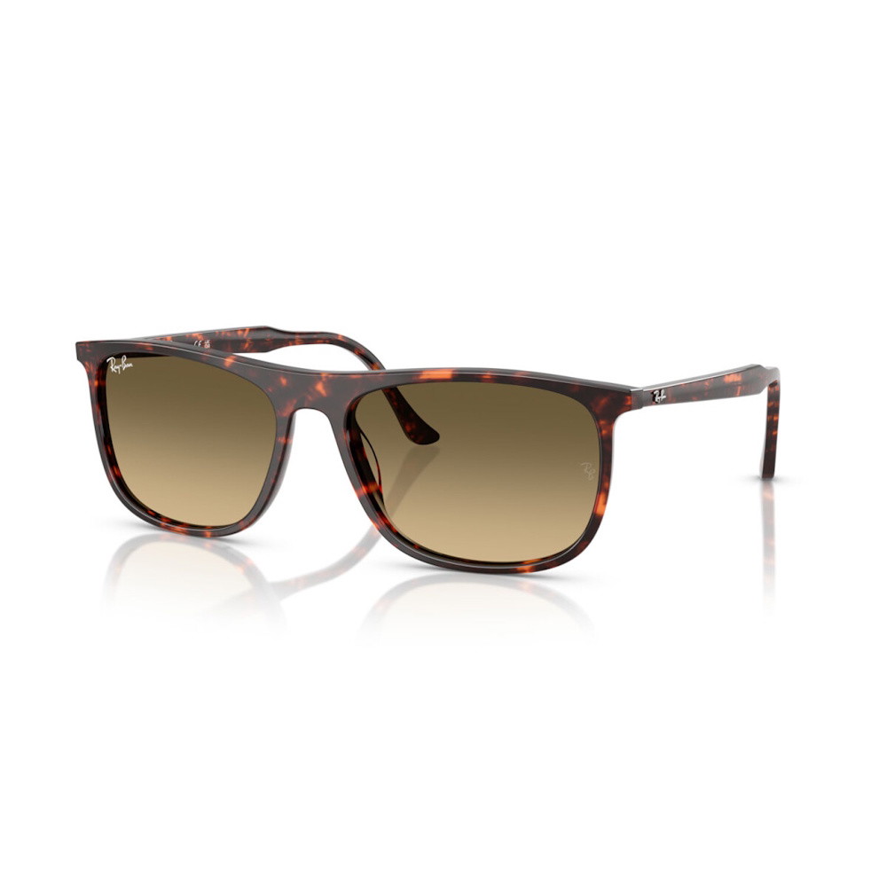 Picture of Ray-Ban Polished Havana Red Turtle Frame - Brown Gradient Lens
