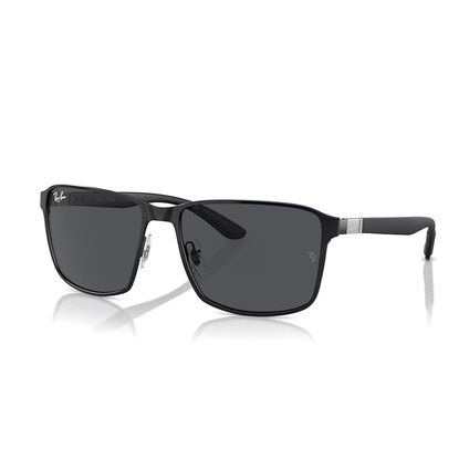 Picture of Ray-Ban RB3721 Sunglasses-Black Frame/Dark Grey Lenses