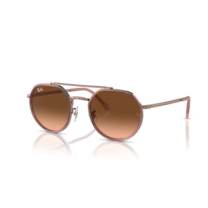 Picture of Ray-Ban RB3765 Sunglasses-Copper Frame/Pink/Brown Lenses