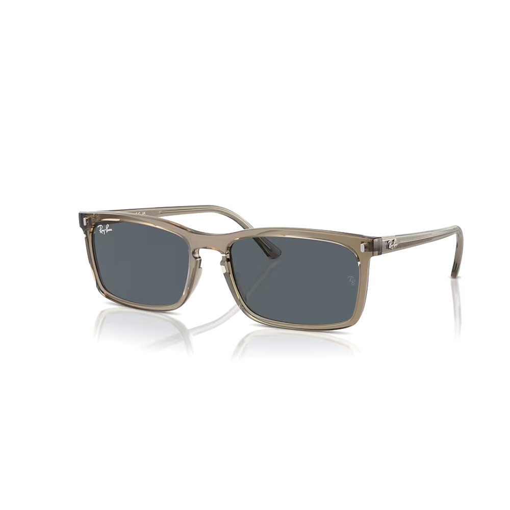 Picture of Ray-Ban RB4435 Sunglasses-Transparent Brown Frame/Blue Lenses