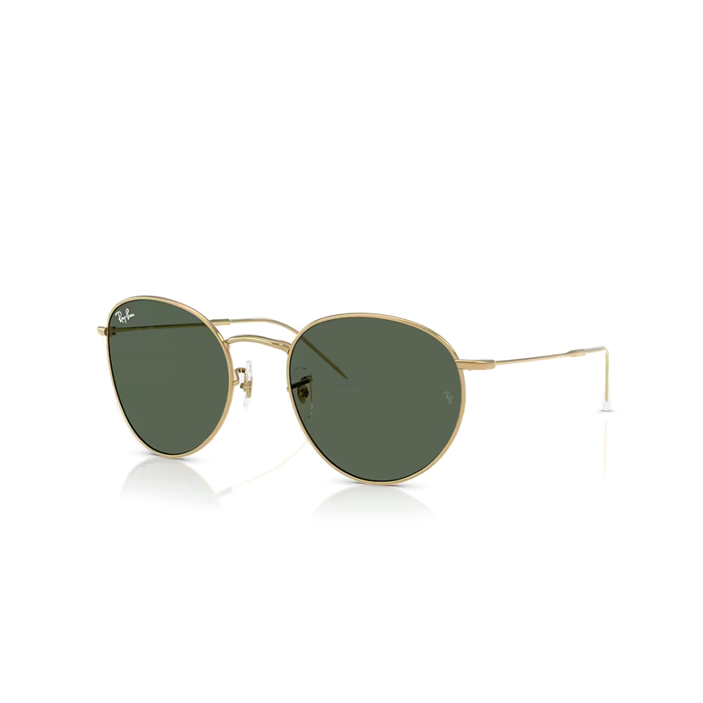 Picture of Ray-Ban Round Reverse Sunglasses-Arista Gold Frame/Green Lense