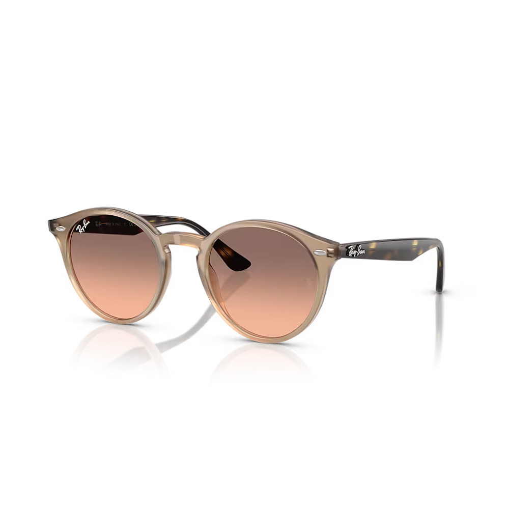Picture of Ray-Ban Round Turtledove - Pink Gradient Grey Lens