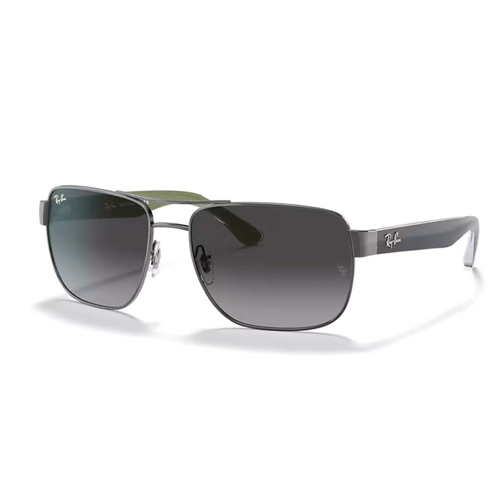Picture of Ray-Ban Square Gunmetal/Blue Frame - Grey Gradient Lens