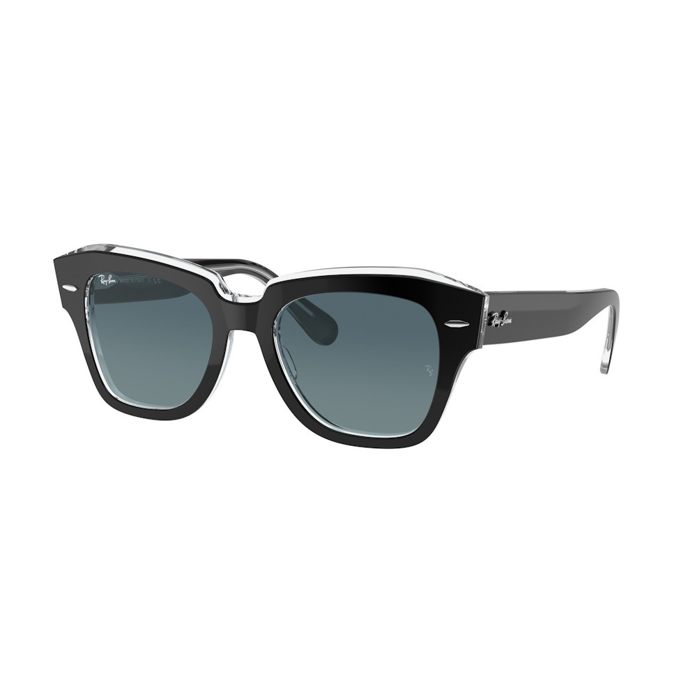 Picture of Ray-Ban State Street Polished Black Frame - Blue Lens