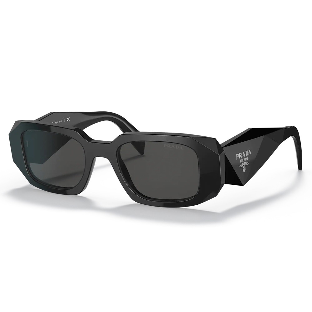 Picture of Prada Rectangular Sunglasses - Black/Dark Grey