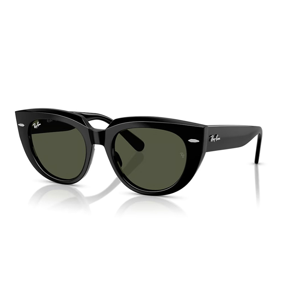 Picture of Ray-Ban Doreen Sunglasses-Black Frame/Green Lenses