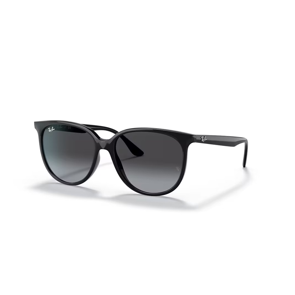 Picture of Ray-Ban RB4378 Sunglasses-Black Frame/Grey Gradient Lenses