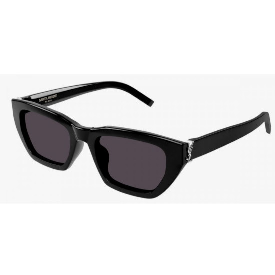 Picture of Saint Laurent M Women's Acetate Sunglass with Silver Logo