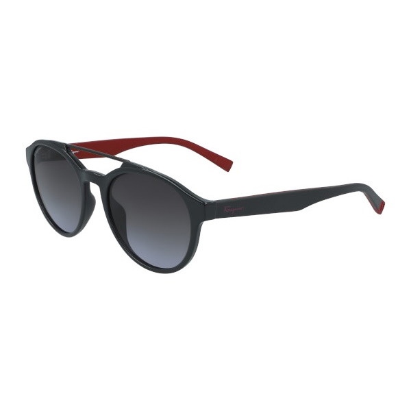 Picture of Ferragamo Pilot Nylon Sunglasses - Dark Grey/Grey