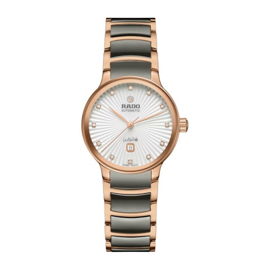Picture of Rado Centrix Auto Two-Tone 30.5mm Watch with 12 Diamonds