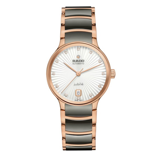 Picture of Rado Centrix Automatic Diamonds Watch with Silver Dial
