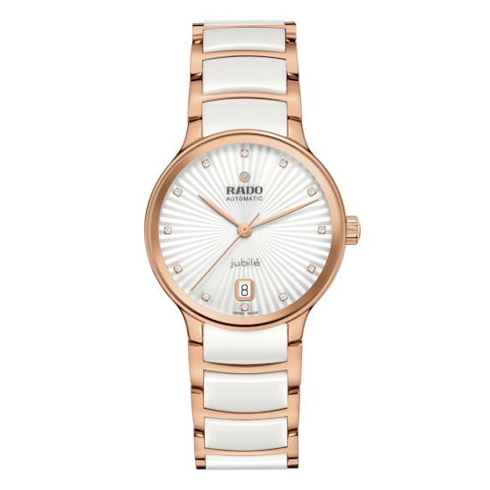 Picture of Rado Centrix Automatic Diamonds Watch with White Dial