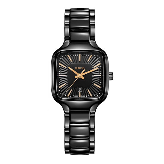 Picture of Rado True Square Watch with Black High-Tech Ceramic Bracelet