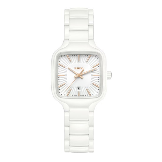 Picture of Rado True Square Watch with White High-Tech Ceramic Bracelet