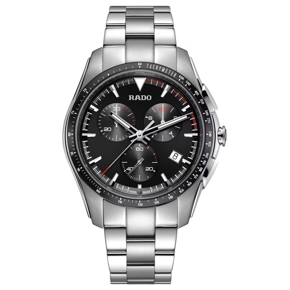 Picture of Rado HyperChrome Chronograph Quartz Watch with Black Dial