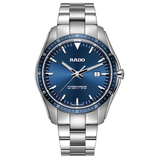 Picture of Rado HyperChrome Chronograph Quartz Watch with Blue Dial
