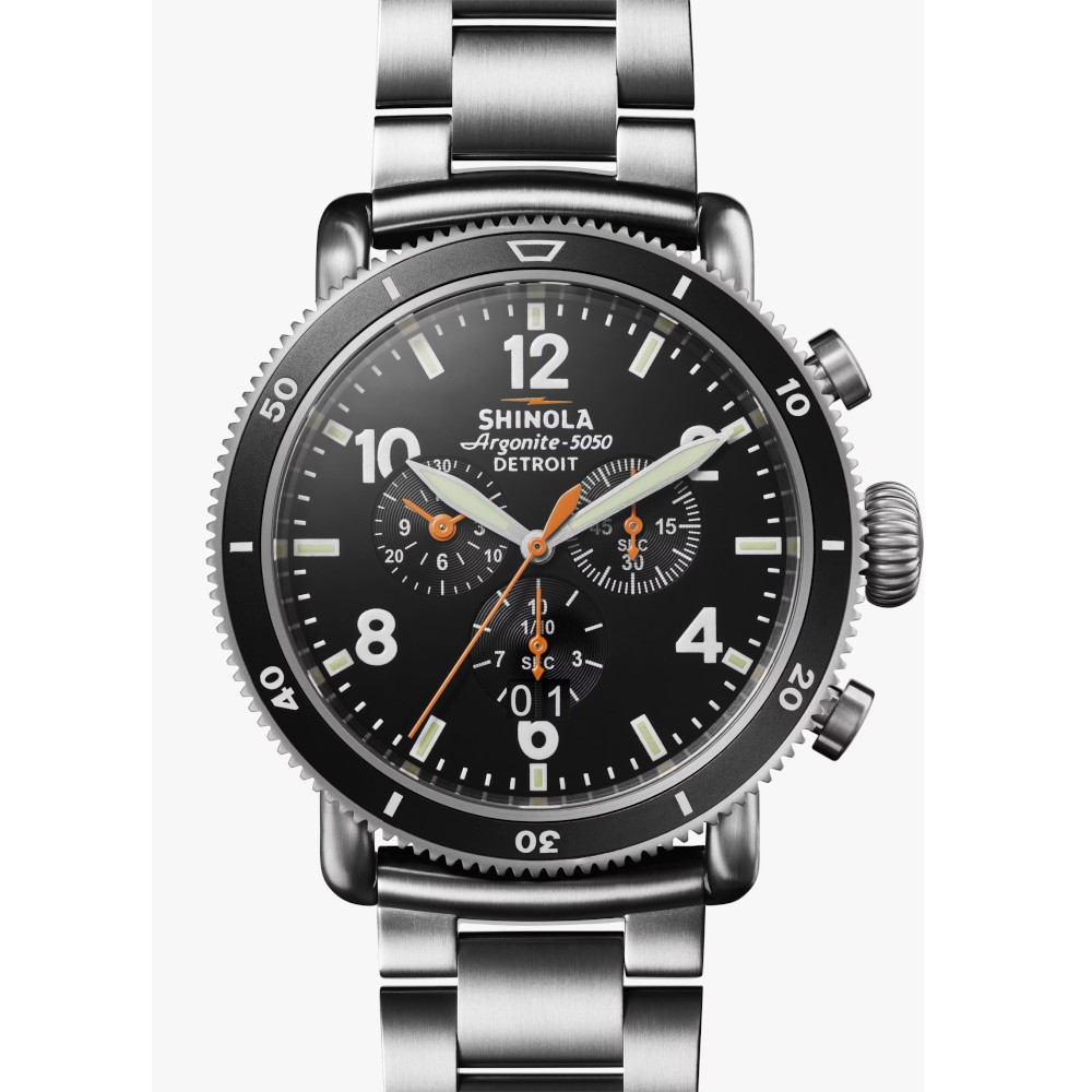 Picture of Shinola 48mm Runwell Sport Wath - The Black Blizzard