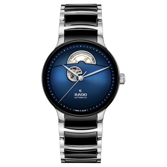 Picture of Rado Centrix Automatic Open Heart Watch with Blue Dial