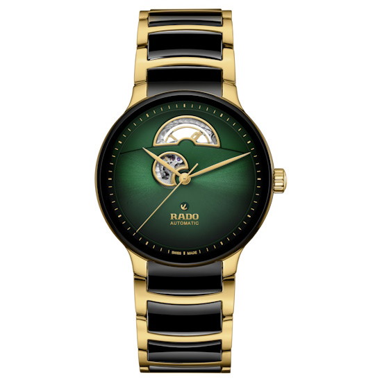 Picture of Rado Centrix Automatic Open Heart Watch with Green Dial