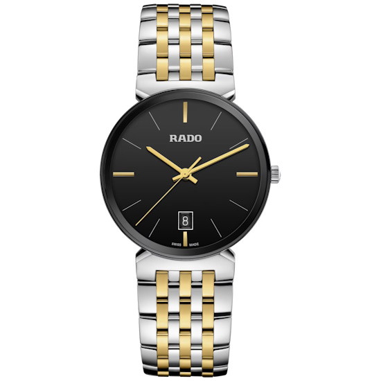 Picture of Rado Florence Classic Two-Tone Steel Watch with Black Dial