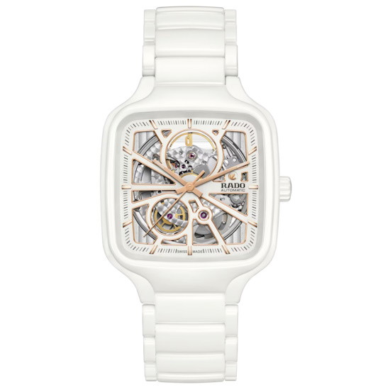 Picture of Rado True Square Automatic Open Heart Watch - White