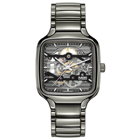 Picture of Rado True Square Automatic Skeleton Watch - Grey