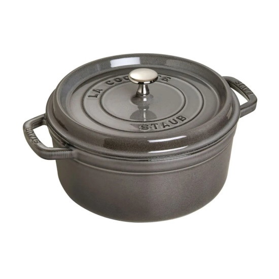 Picture of Staub 4-Qt. Round Cocotte - Graphite Grey