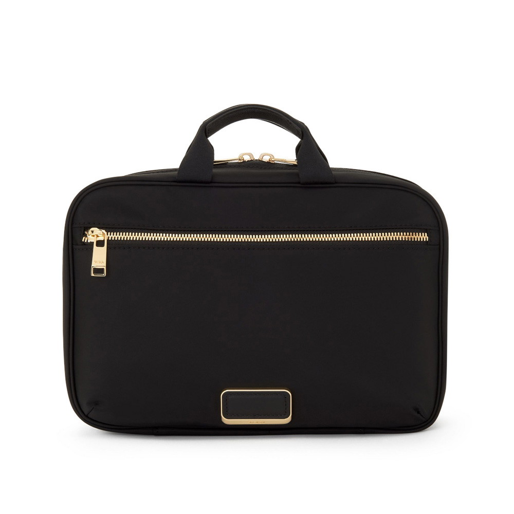 Picture of Tumi Voyageur Madeline Cosmetic - Black/Gold