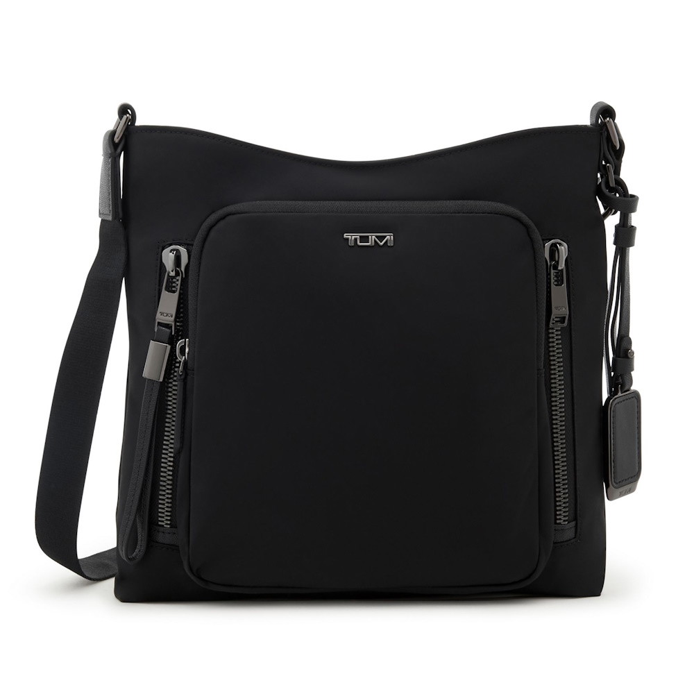 Picture of Tumi Voyageur Tyler Crossbody Bag- Black/Gunmetal