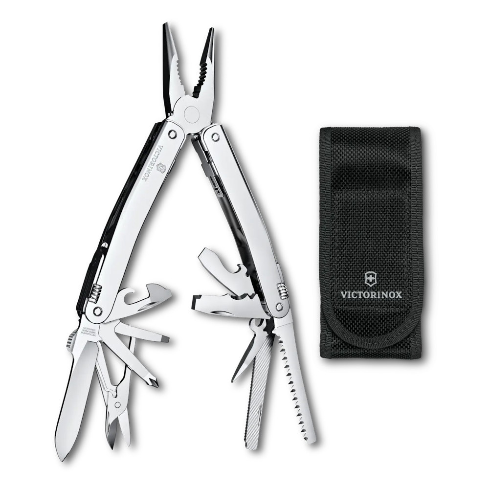 Picture of Victorinox Swiss Tool Spirit MX with Nylon Belt Pouch - Silver