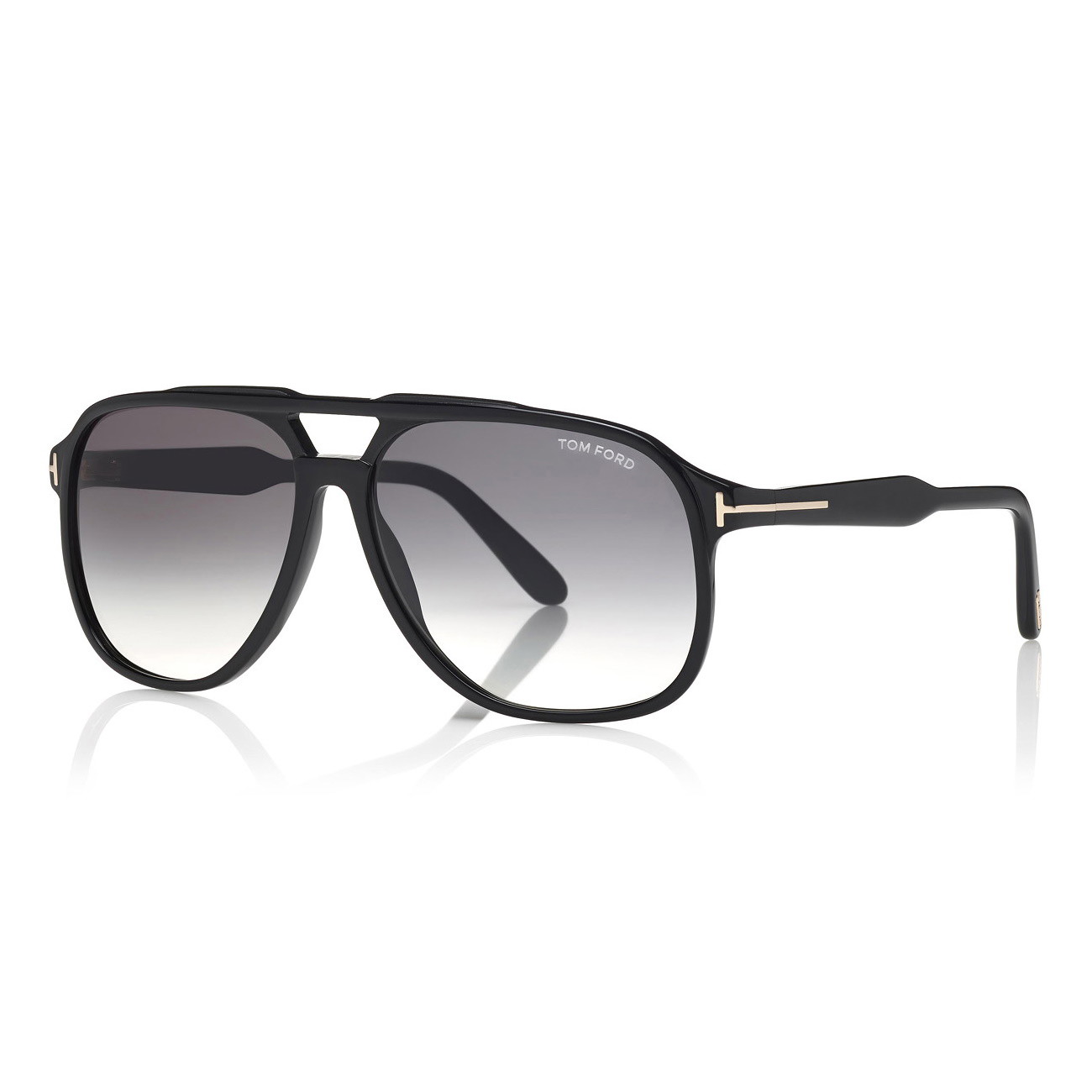 Picture of Tom Ford Raoul Sunglasses - Black/Gradient Smoke