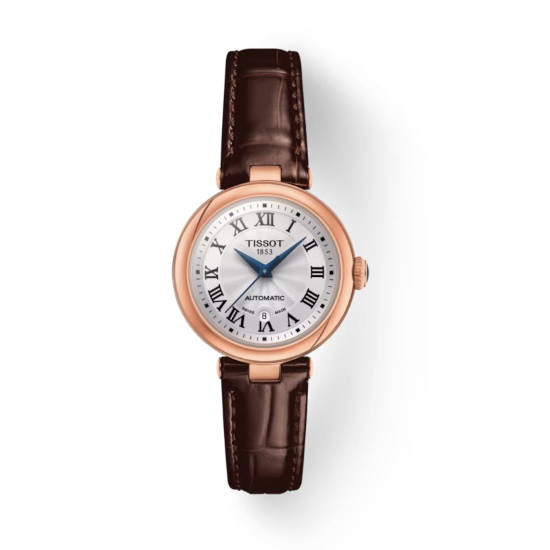 Picture of Tissot Bellissima Automatic Watch with Brown Leather Strap