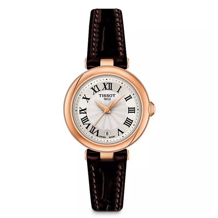 Picture of Tissot Bellissima Small Lady Rose Gold & Brown Watch