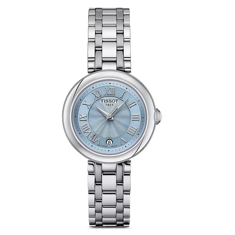 Picture of Tissot Bellissima Small Lady Steel Watch with Blue MOP Dial