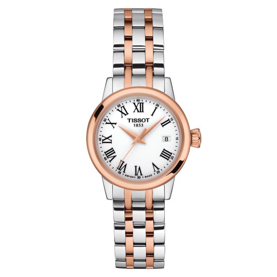 Picture of Tissot Classic Dream Lady Two-Tone Watch with White Roman Dial