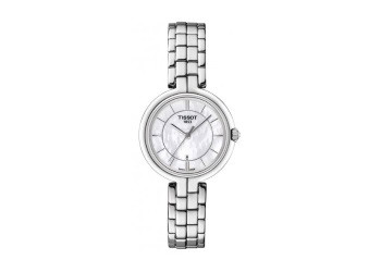 Picture of Tissot Flamingo Quartz Stainless Steel Watch w/ White MOP Dial