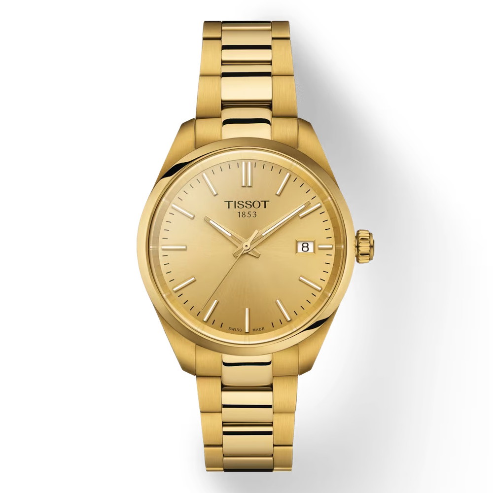 Picture of Tissot Ladies' PR100 Gold-Tone Stainless Steel Watch