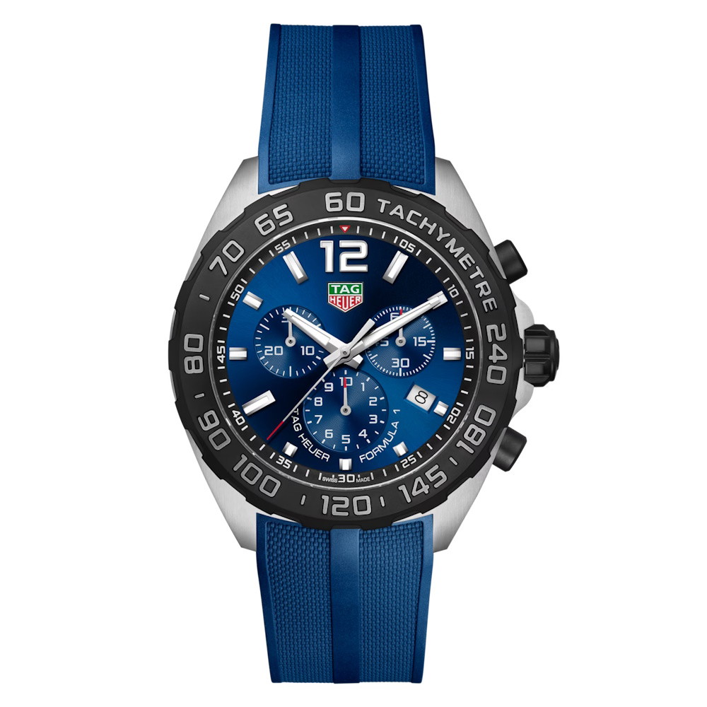 Picture of TAG Heuer 43mm Formula 1 Chronograph Watch with Blue Dial