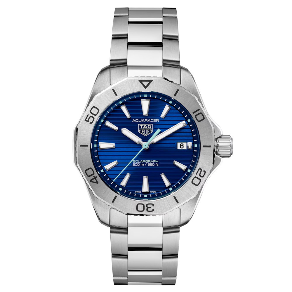 Picture of TAG Heuer Aquaracer Solargraph 40mm Watch with Blue Dial