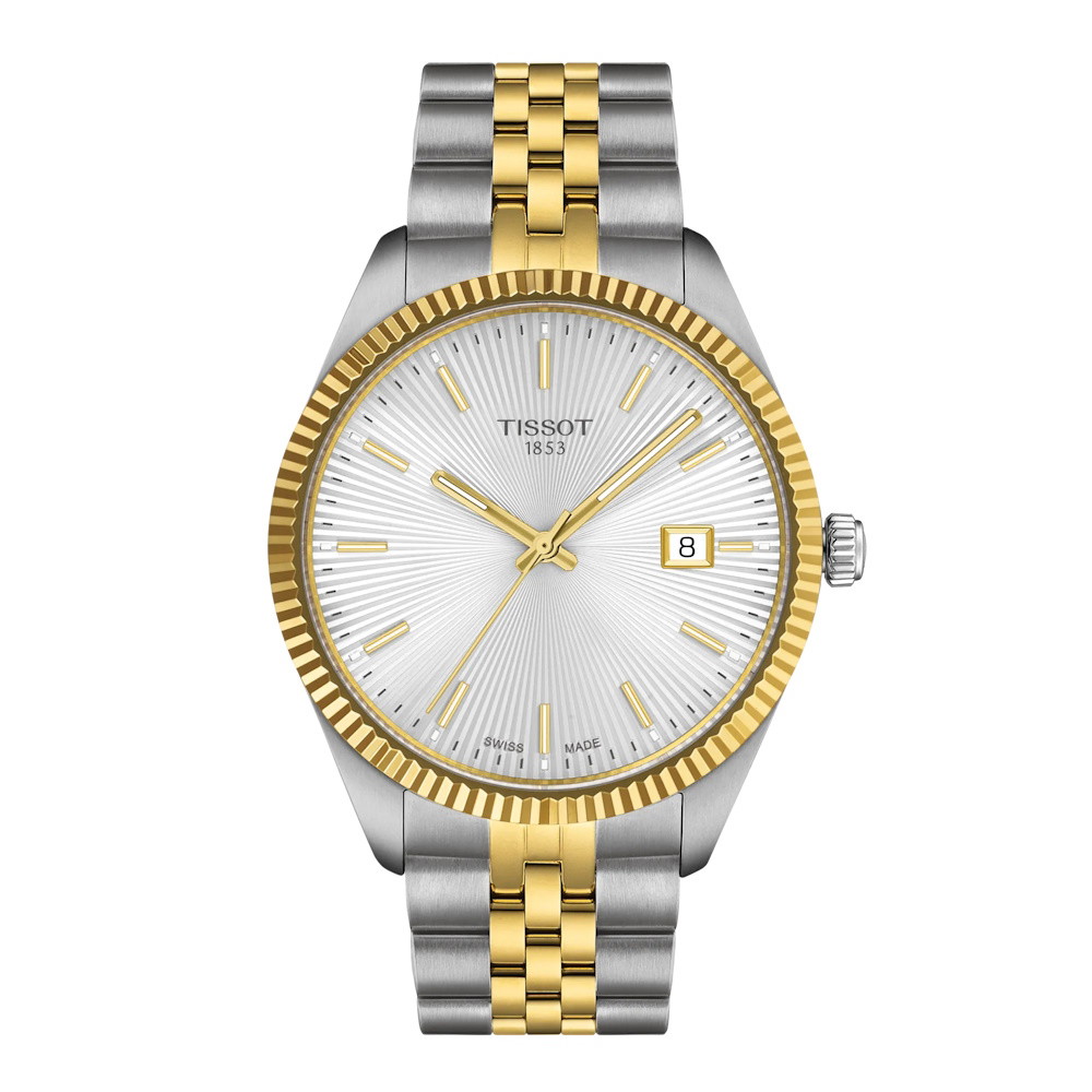 Picture of Tissot Ballade 40mm Two-Tone Steel Watch with Silver Dial