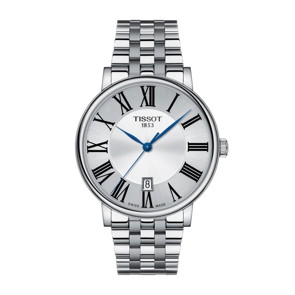 Picture of Tissot Carson Premium Stainless Steel Watch with Silver Dial
