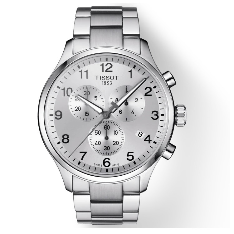 Picture of Tissot Chrono XL Classic Stainless Steel Watch w/ Silver Dial