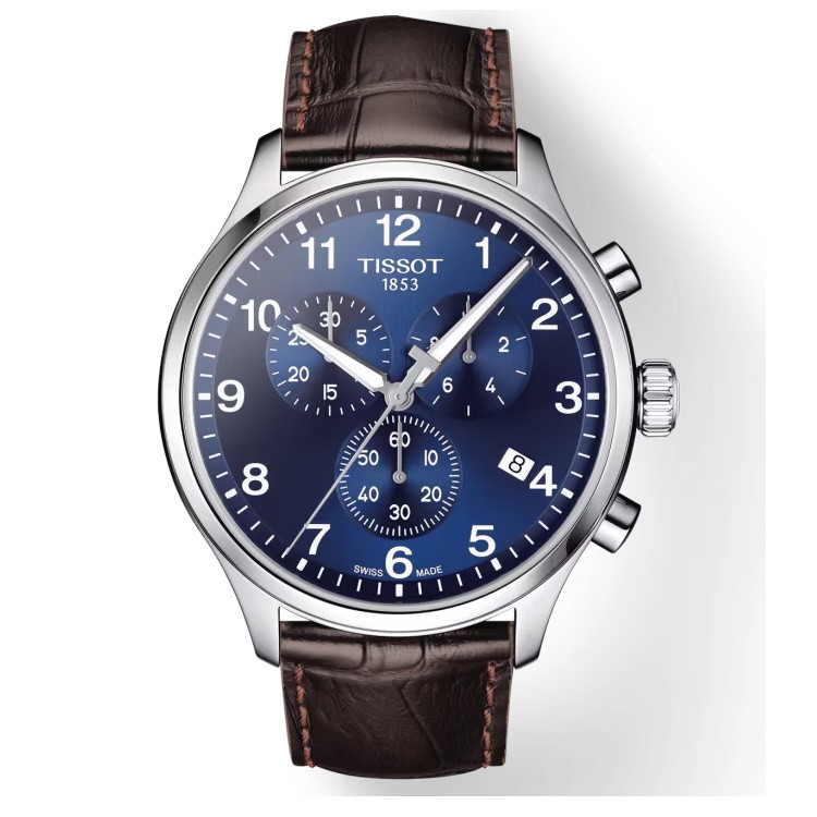 Picture of Tissot Chrono XL Classic Watch with Brown Leather Strap