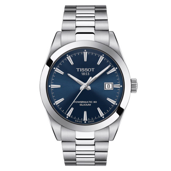 Picture of Tissot Gentleman Powermatic 80 Steel Watch with Blue Dial