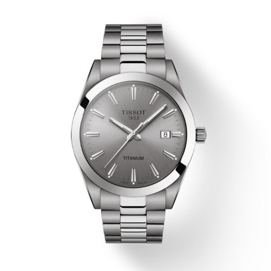 Picture of Tissot Gentleman Titanium Stainless Steel Watch with Grey Dial
