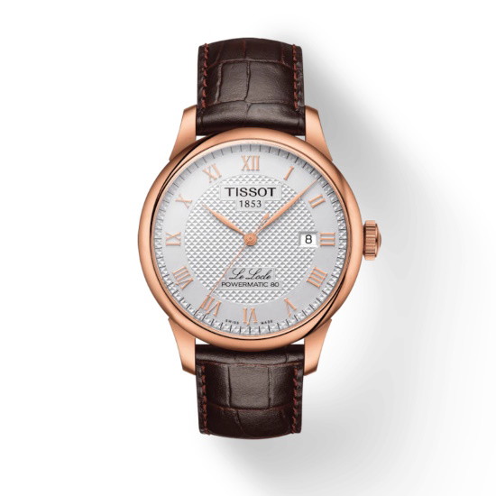Picture of Tissot Le Locle Auto Watch with Brown Leather Strap